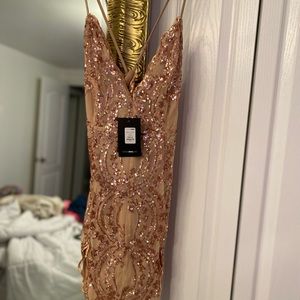 Fashion Nova sparkle dress with tags
